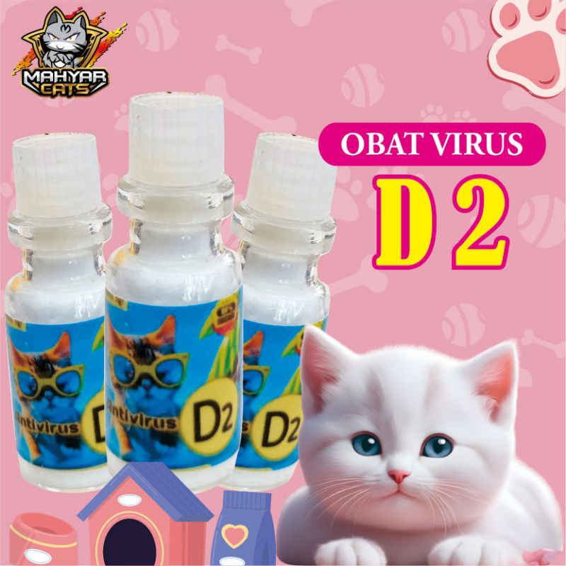 Vitamin Medicine Cat D2 Flu Virus Calici Vomiting Sneezing/Medicine Cat ...