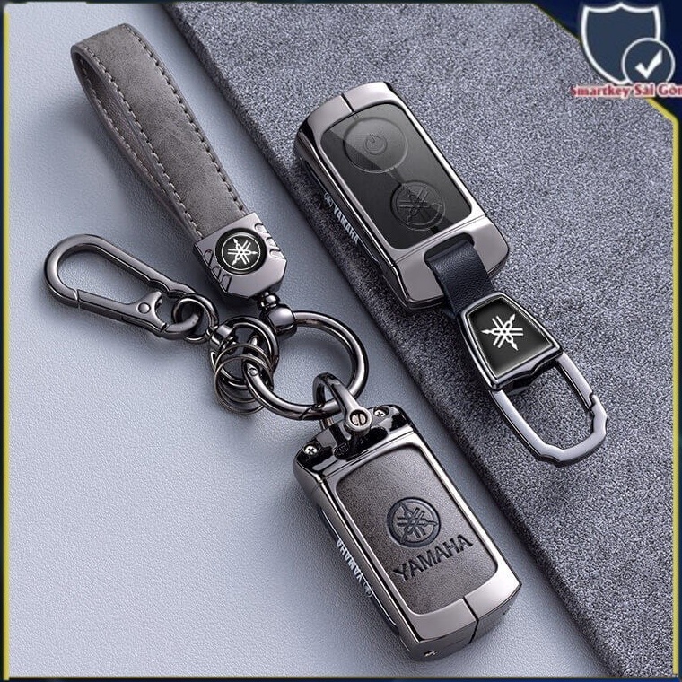 Luxury Metal Car Key Cover For Yamaha Nmax Tmax Aerox Lexi Freego Qbix ...
