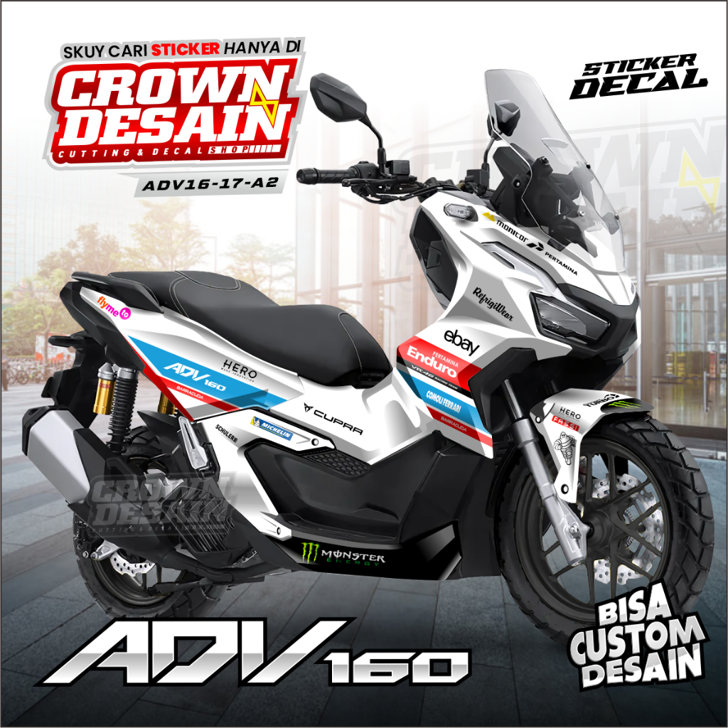Decal FULLBODY HONDA ADV 160 NEW 2022 HOLOGRAM RACING Variation - NEW ...