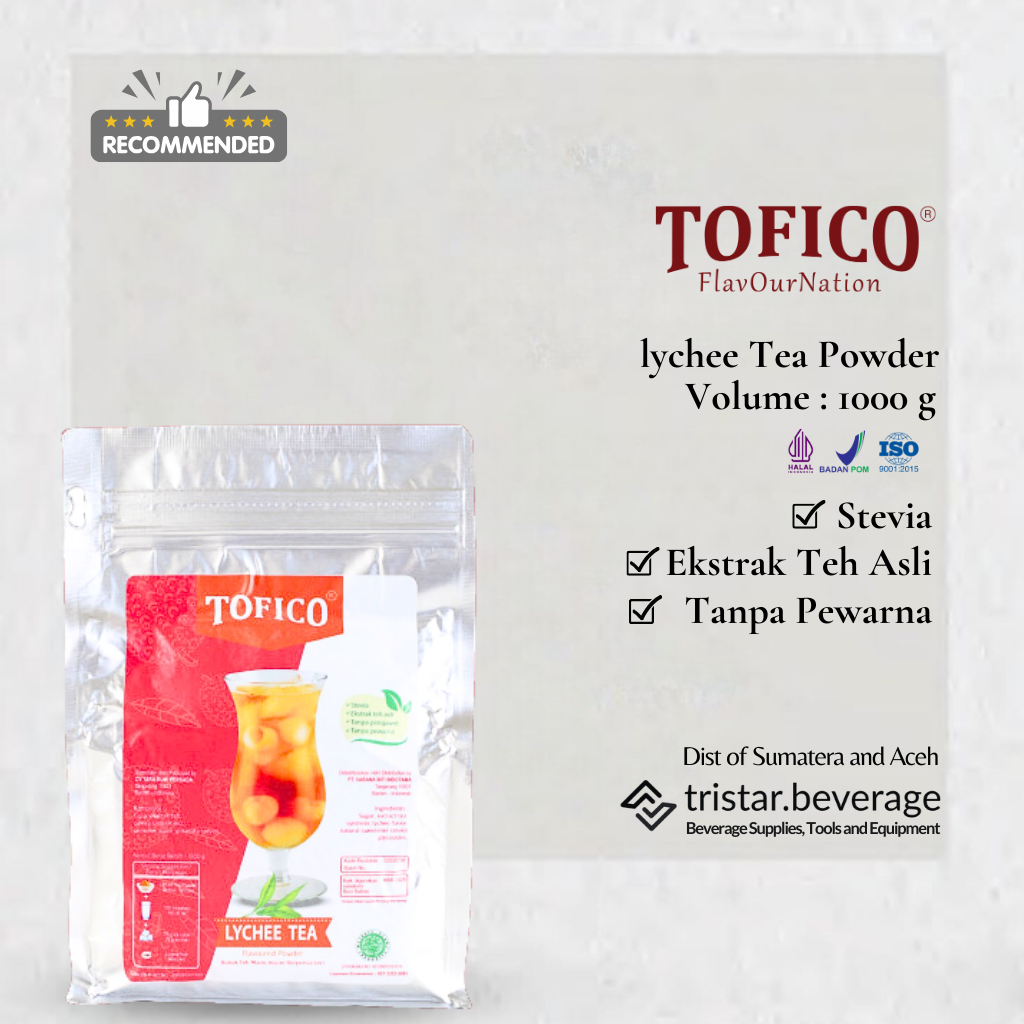 Lychee Tea Drink Powder - Tofico Lychee Tea Powder 1 kg | Shopee Malaysia