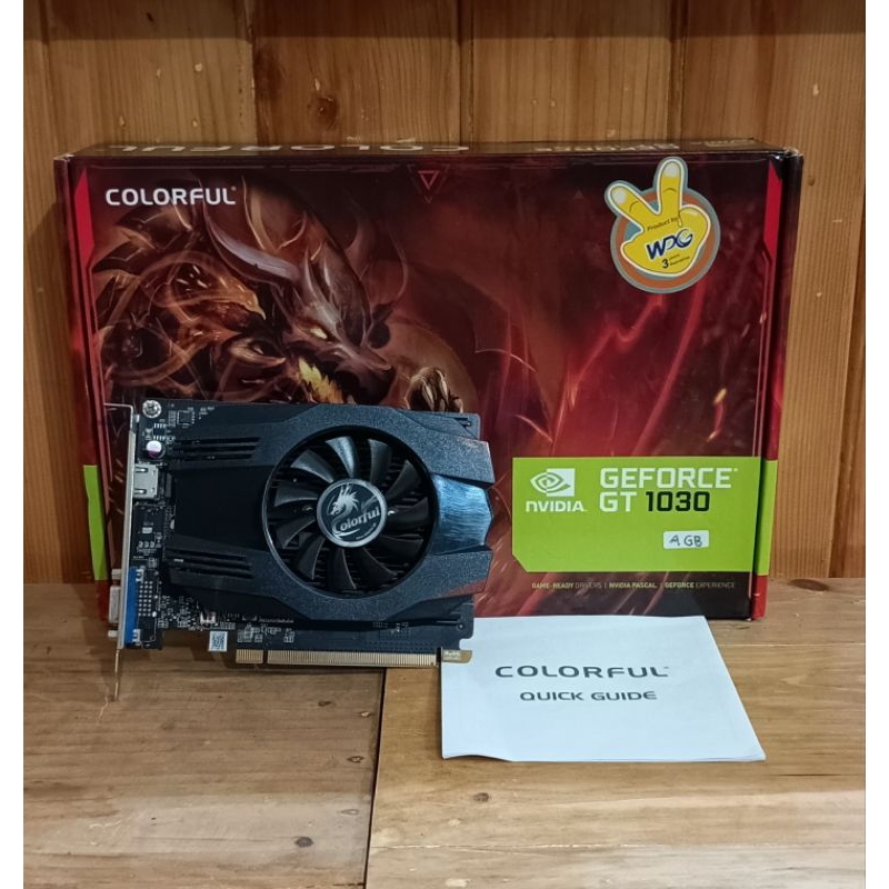 Colorful GeForce GT 1030 4gb GDDR4 Smooth Like New Fullset Official ...