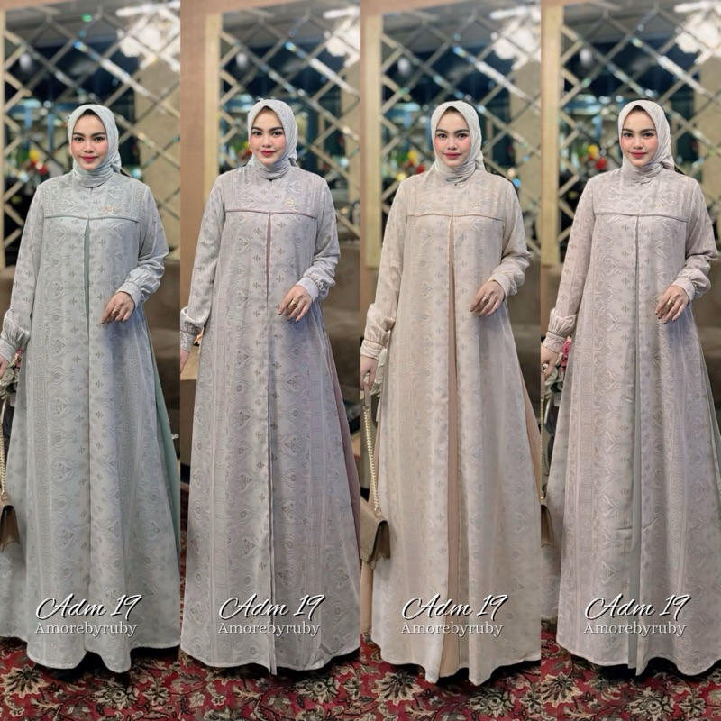 ADM 19 DRESS AMORE BY RUBY ORIGINAL DRESS ONE SET MUSLIM DRESS WOMEN'S ...