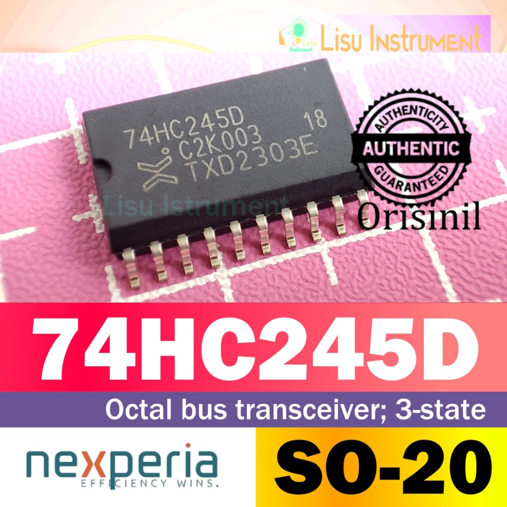 74hc245d Octal bus transceiver; 3-state 74HC245 SO-20 Nexperia ORIGINAL ...