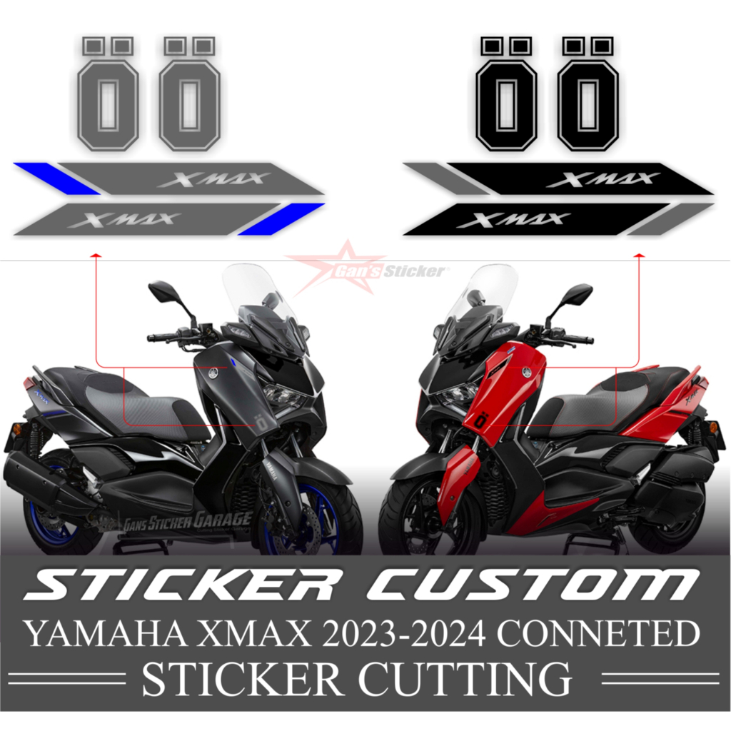 Sticker YAMAHA XMAX 2023 2024 YAMAHA XMAX CONNECTED Accessories YAMAH