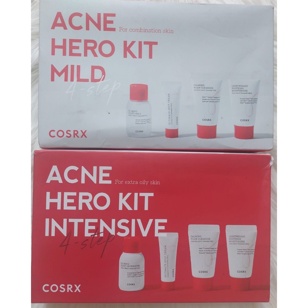 Cosrx Favorites Mini Starter Pack Trial Kit/Travel Pack Acne Hero Kit ...