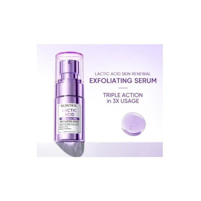 Skintific Lactic Acid Skin Renewal Exfoliating Serum (NEW) Shopee