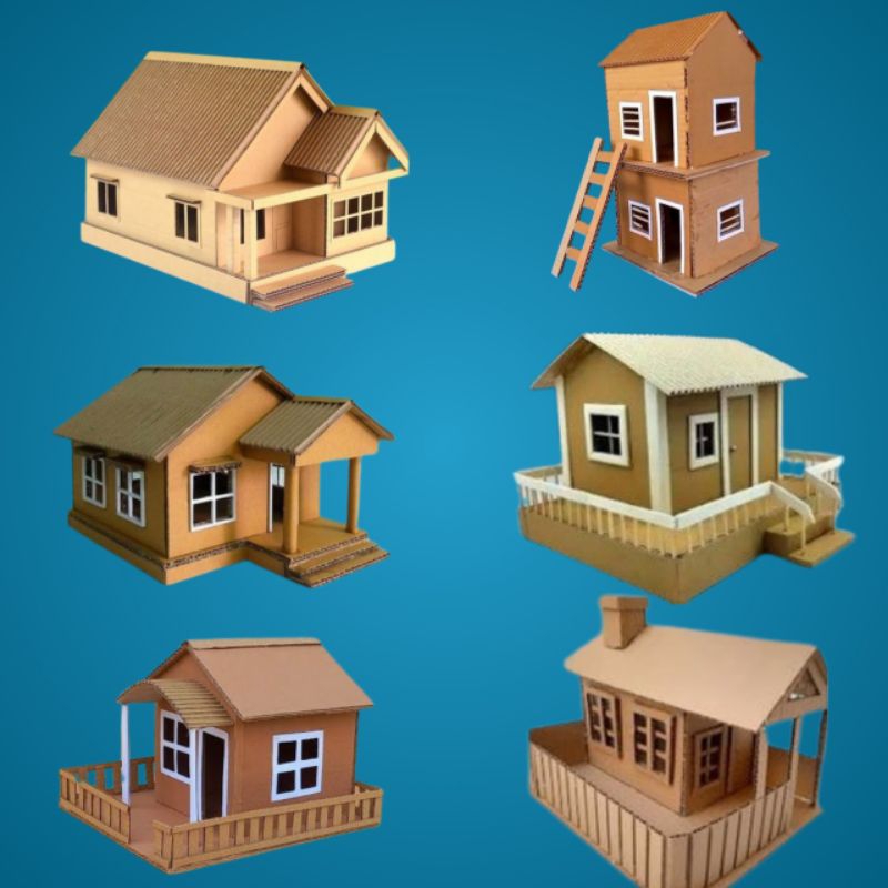 Home Miniature crafts from cardboard | Shopee Malaysia