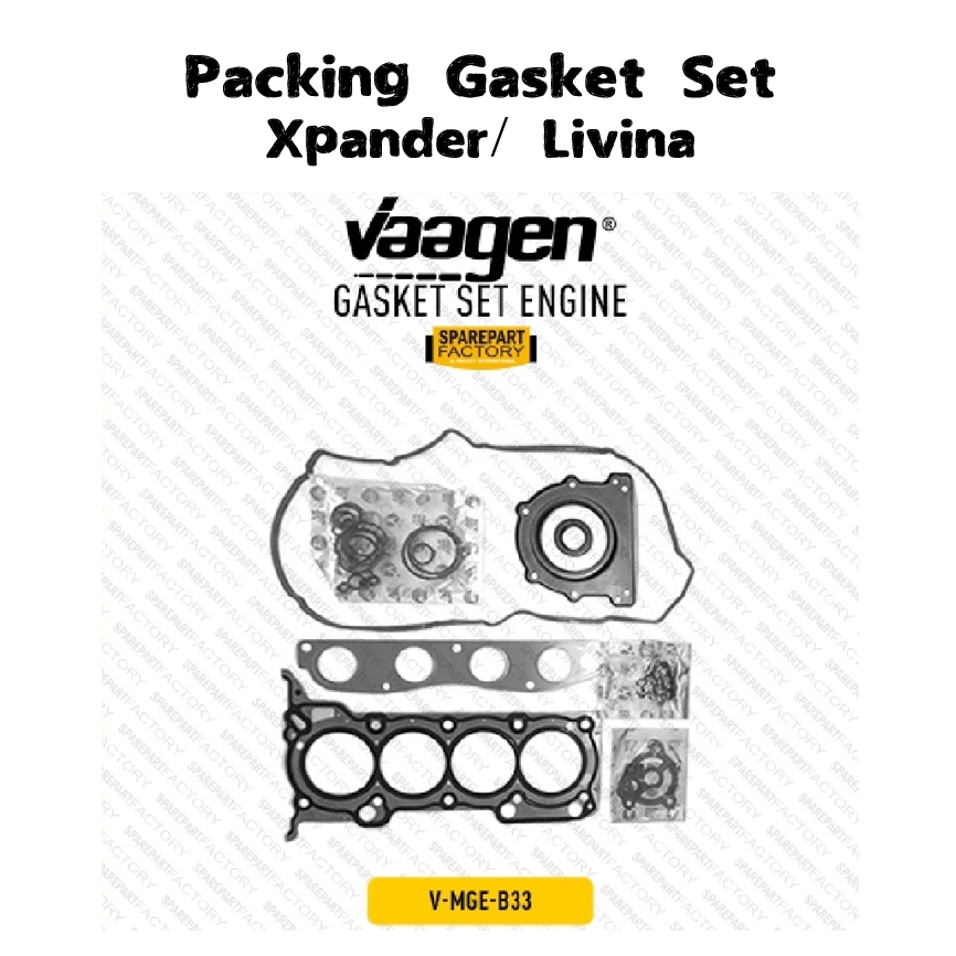 Packing Engine Gasket Full Set Xpander Livina Vaagen | Shopee Malaysia