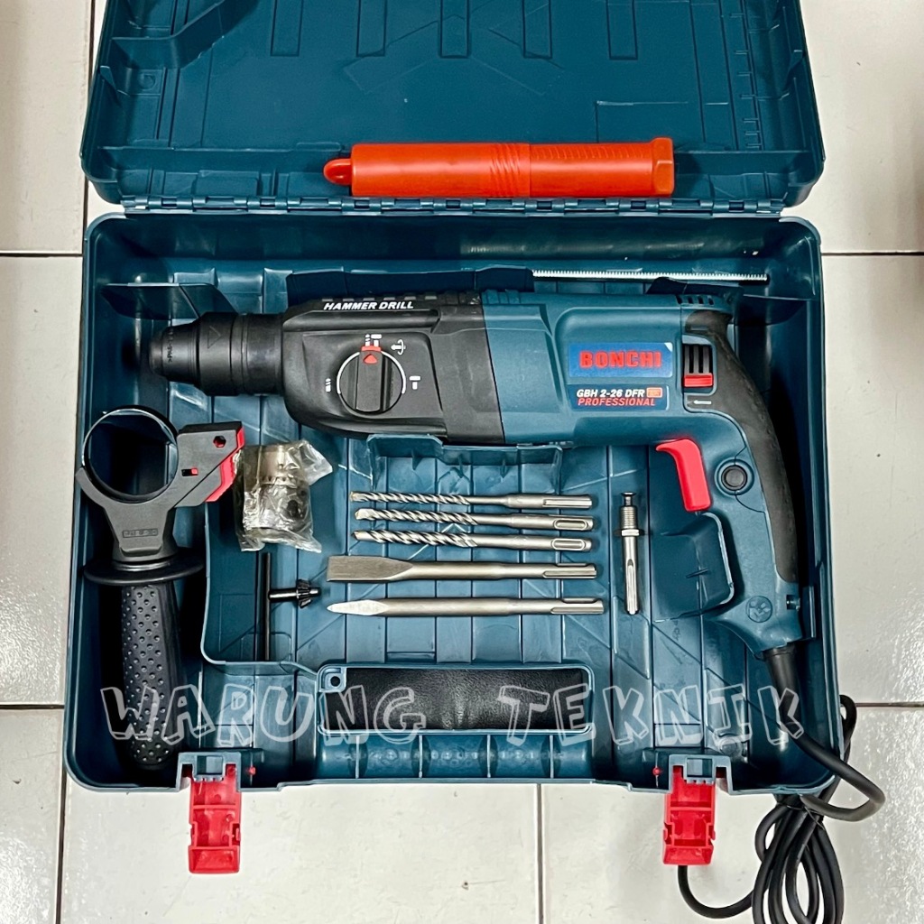 MESIN Bonchi GBH 2-26 DFR ROTARY HAMMER DRILL - SDS+ 26 MM DRILLING ...