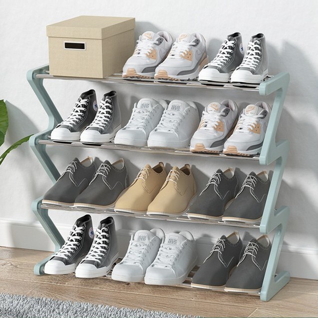 IJN LATEST ZIG ZAG SHOE RACK 3 STORIES AND 4 MULTIPURPOSE STORIES / Z ...