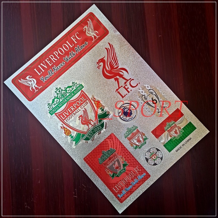 Liverpool Football Club hologram Sticker pack | Shopee Malaysia