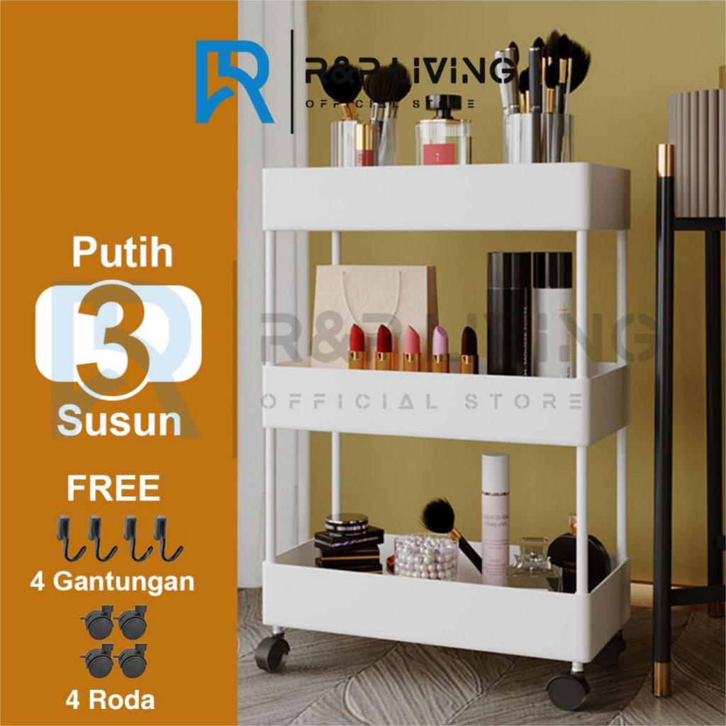 R&p [READY] 3-story Multipurpose Stacking Rack With Wheels | Shopee ...