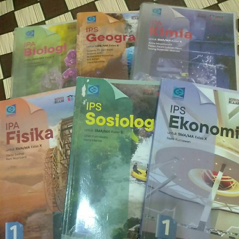 Packet Book SMA/MA Class 10 Grafindo Merdeka Curriculum | Shopee Malaysia