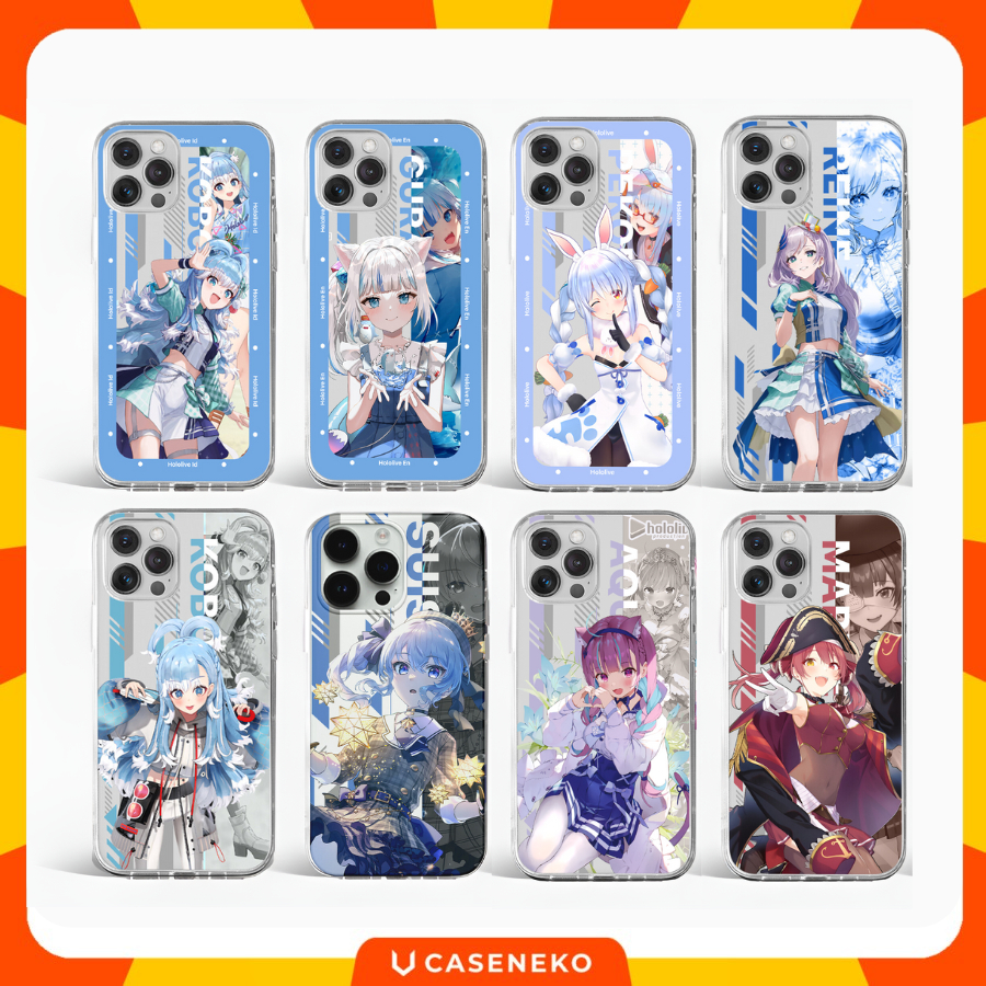 Custom Case Kobo, Gura, Suisei, Marine, Pekora, eine, Aqua, Fubuki ...