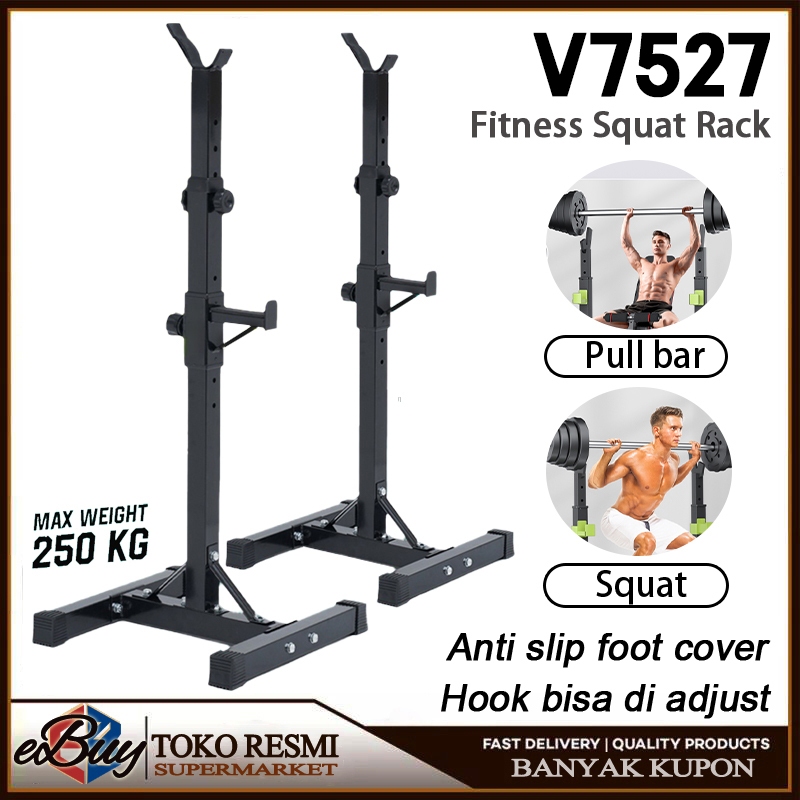 Squat Rack Stand Barbell Rack Adjustable Squat Rack Independent Weight ...