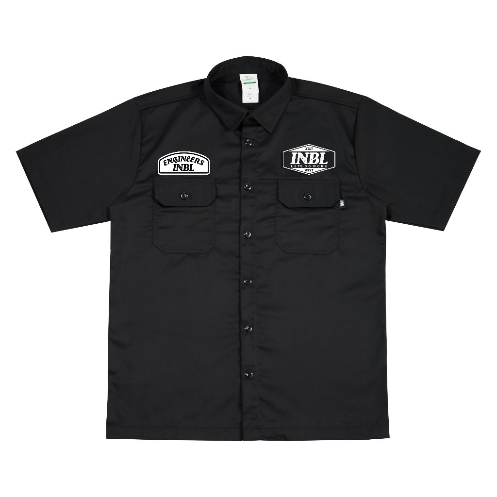 Inbl Ingenium Black Workshirt | Shopee Malaysia