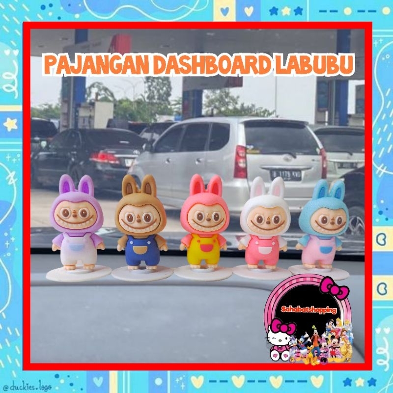 Shopping Friends - Viral Labubu Character Car Dashboard Display ...