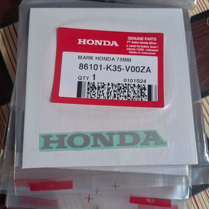 Honda mark original ahm transparent silver label sticker | Shopee Malaysia