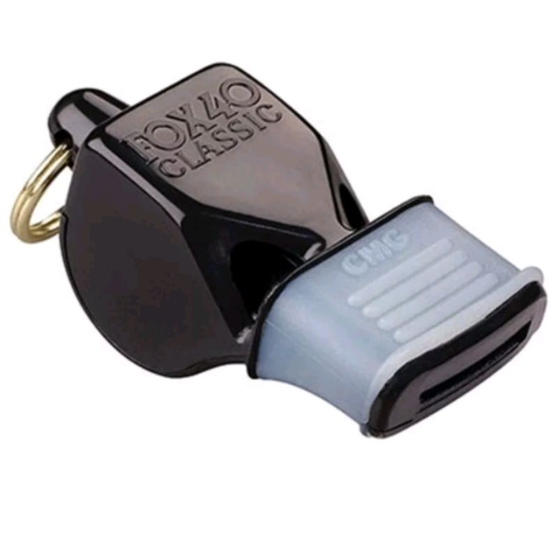 Silbato de árbitro Classic Fox 40 (negro) - Soccer Wearhouse