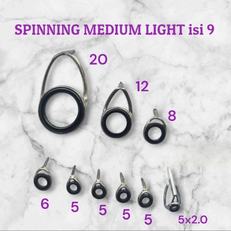 Medium Light / K series guide fishing rod Ring fishing accessories ...