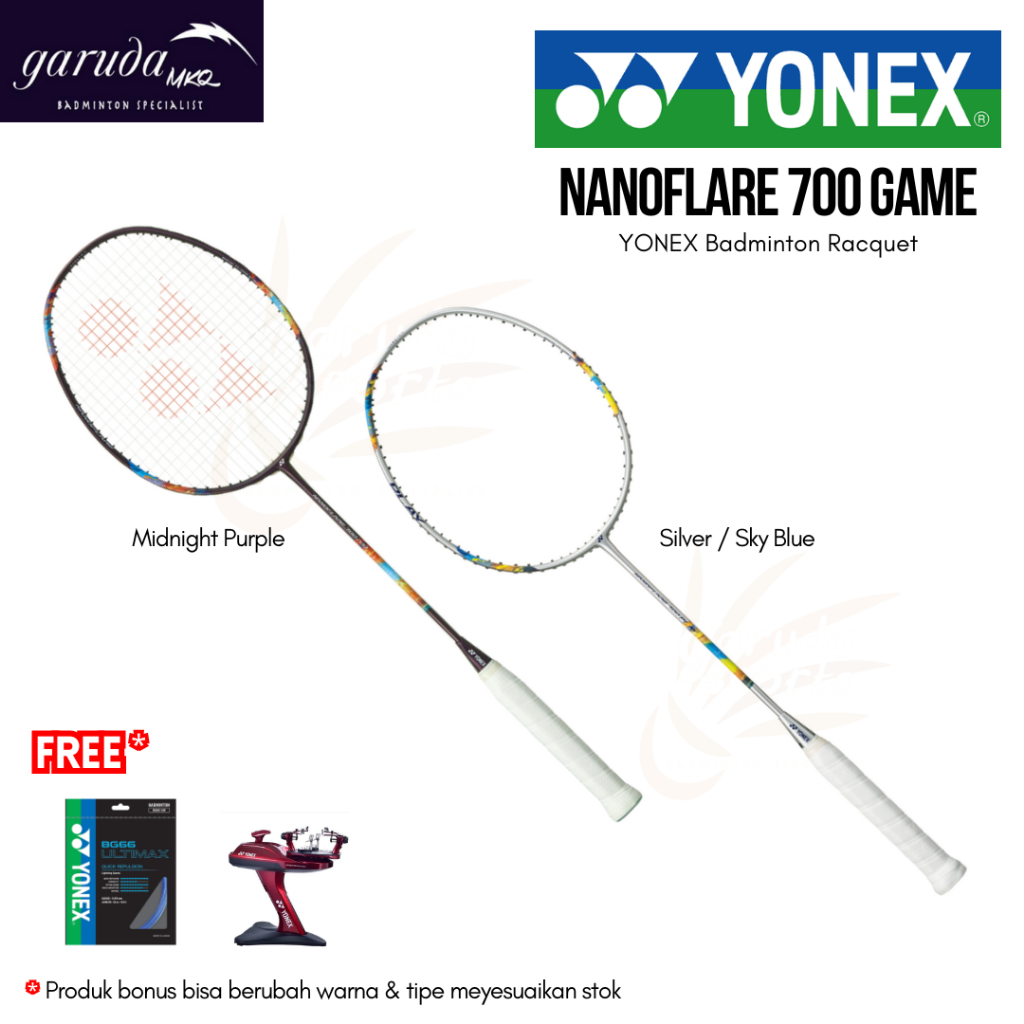 YONEX NANOFLARE 700 GAME BADMINTON RACKET / NF 700 GAME Midnight Purple ...