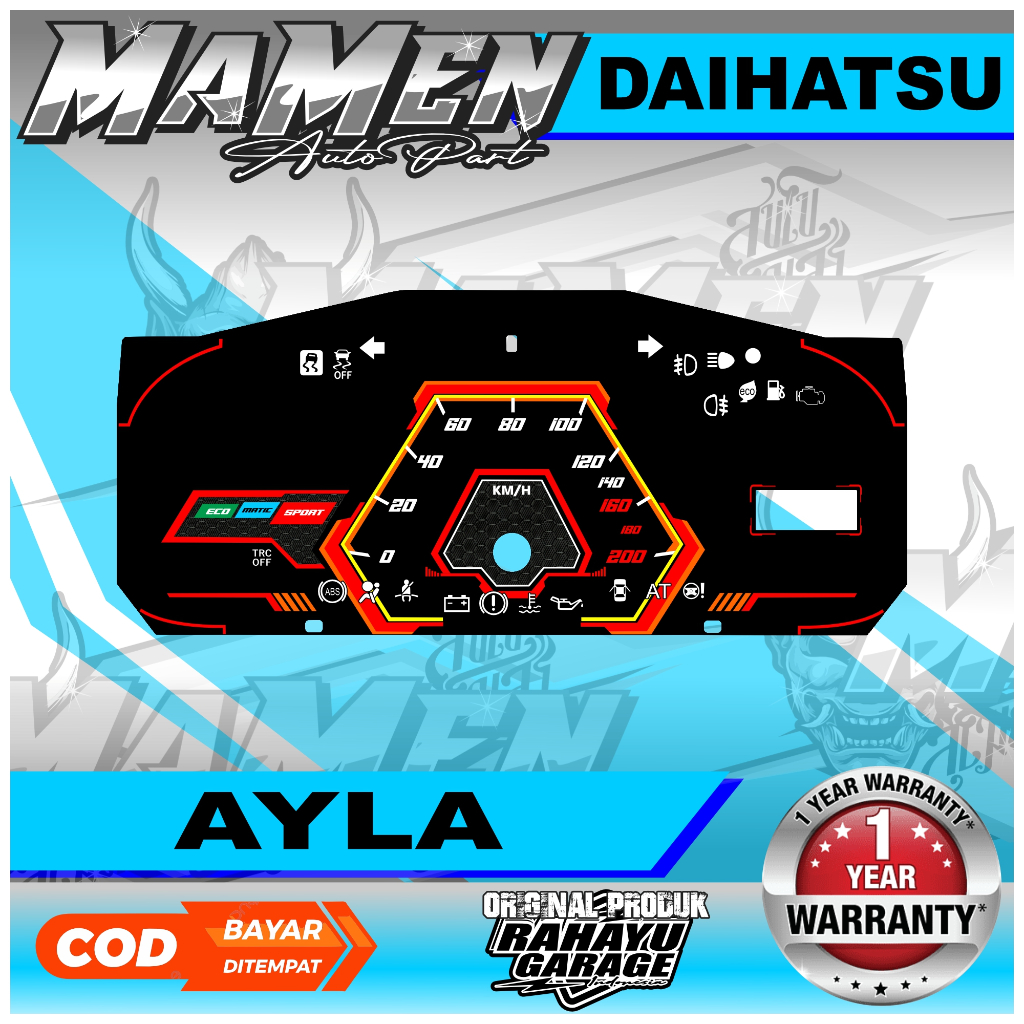 Daihatsu AYLA CUSTOM SPEEDOMETER BOARD | Shopee Malaysia