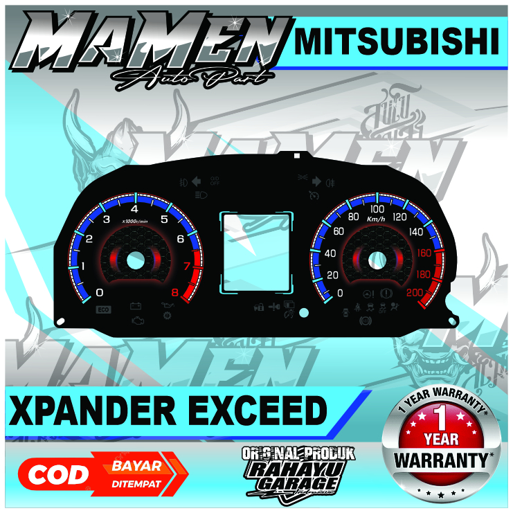 Custom MITSUBISHI XPANDER EXCEED SPEEDOMETER BOARD | Shopee Malaysia