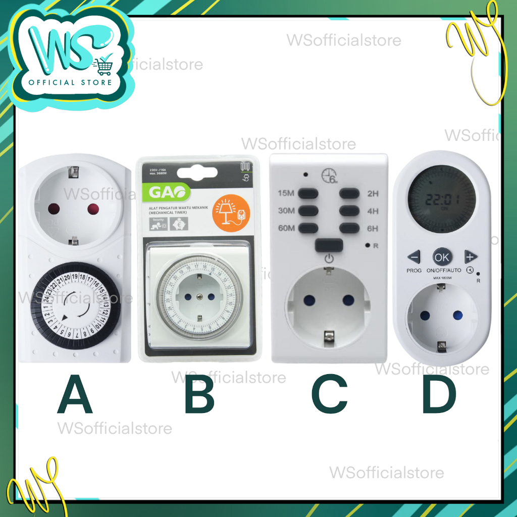 Gao - TIMER/Socket/Power Plug/CHARGER/TIMER/TIMER/TIMER Plug | Shopee ...