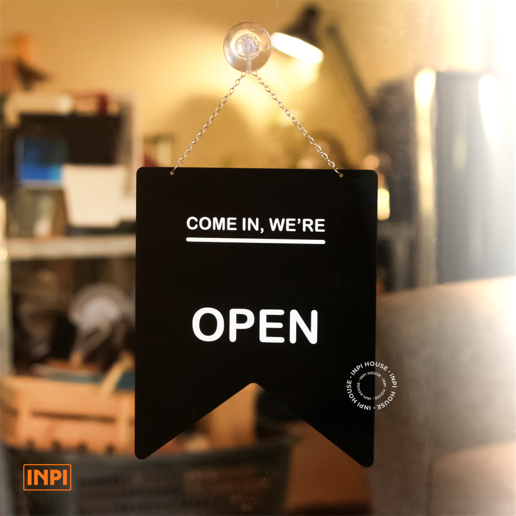 [Raya 2024] Inpi - Acrylic Open Closed Flag Sign | Shopee Malaysia