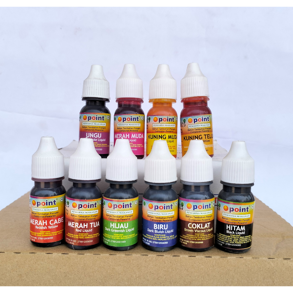 Food Coloring Point Assorted Variants 15ml | Shopee Malaysia