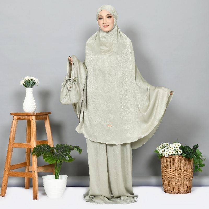 Silky 2-in-1 Adult Travel Prayer Robe / Salwa Prayer Set Jumbo ...