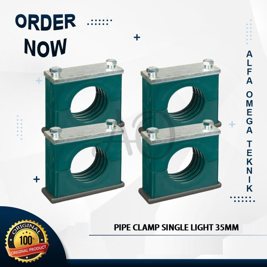 35mm HYDRAULIC PIPE CLAMP SINGLE HYDRAULIC PIPE CLAMP LIGHT Series