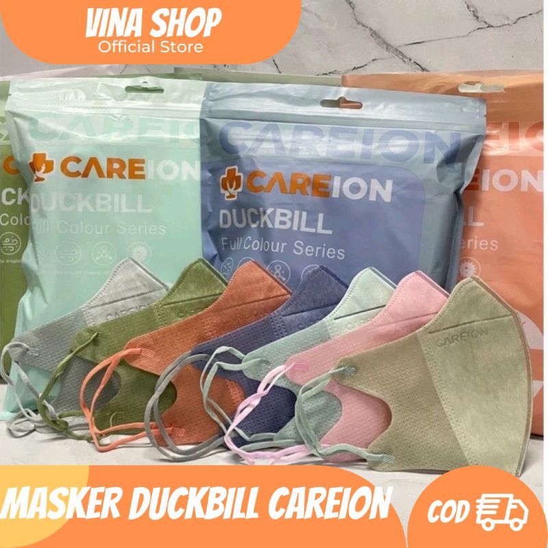 Duckbill Mask Full Color Mix Buttonscarves And Dr Itc 1pcs Shopee