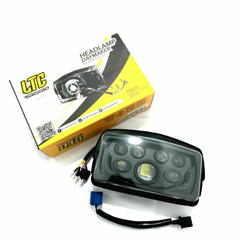 Daymaker VESPA EXCEL LTC scarlet Headlight Reflector led hazard T5 ...