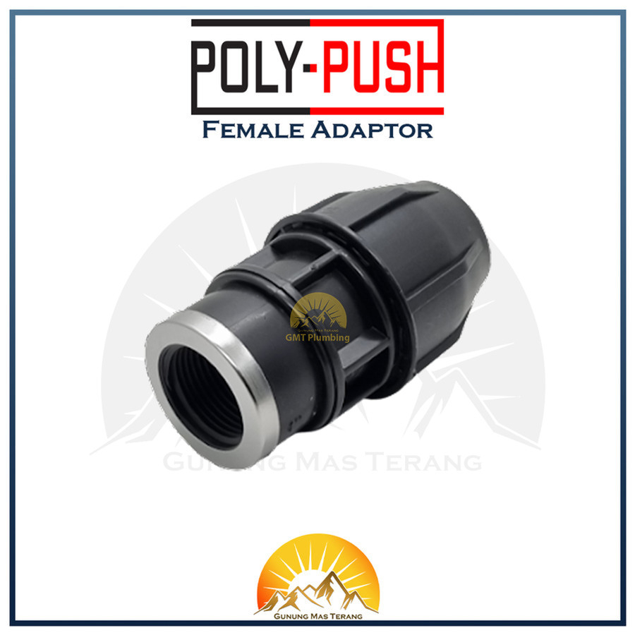 Poly Push HDPE Fitting 20 1/2