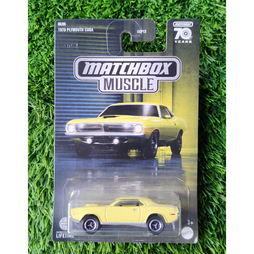 Matchbox MUSCLE 1970 PLYMOUTH CUDA 70 YEARS | Shopee Malaysia