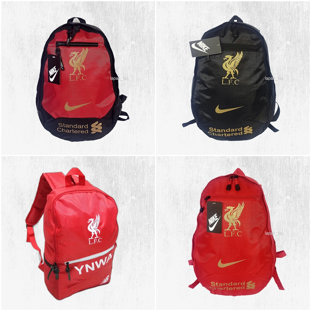 Backpack Backpack School Sports Gym Futsal Football Club LIVERPOOL Children And Adults Shopee