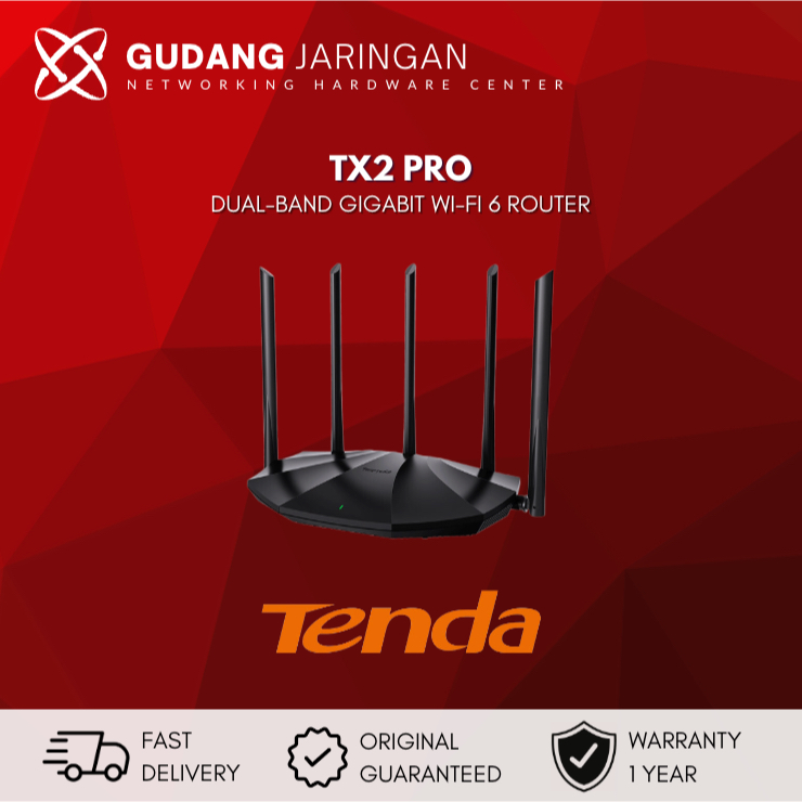 Tenda TX2 Pro Dual-Band Gigabit Wi-Fi 6 Router | Shopee Malaysia