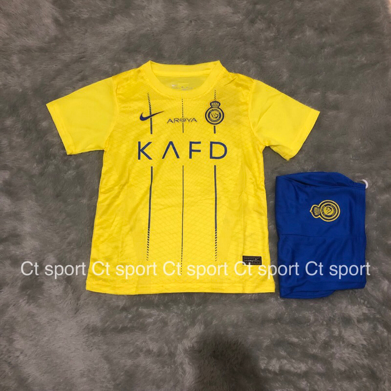 Jersey Kids (kids) Al Nassr Home 2023-2024 Import Go Thailand Children 