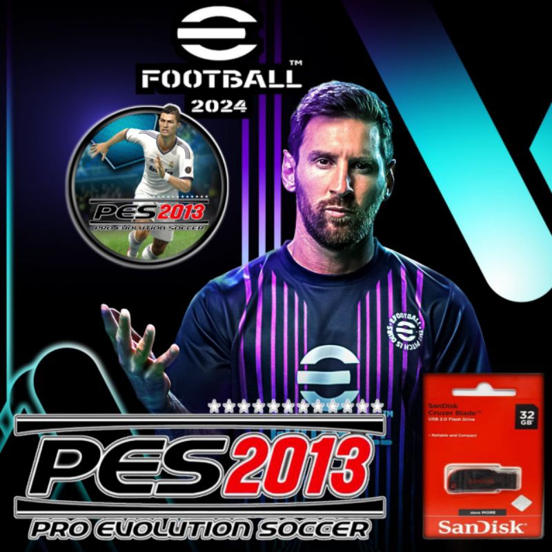 Flashdisk Game Contents PES 2013 Patch Se2023 Just Plug & Play Shopee