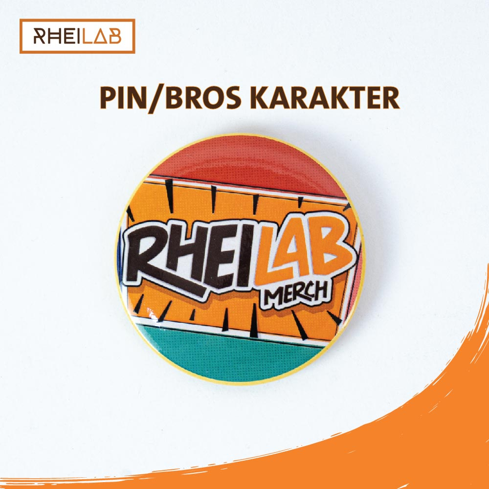Custom cute anime character pins/brooches, diameter 58mm | Shopee Malaysia