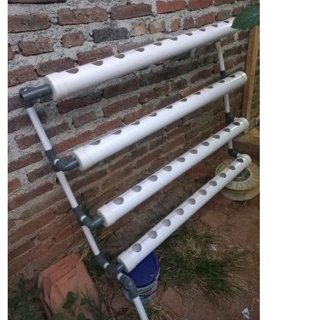 Hydroponic Pipe 1meter 2.5 inc set Of Outboard Frame plus Clamps ...