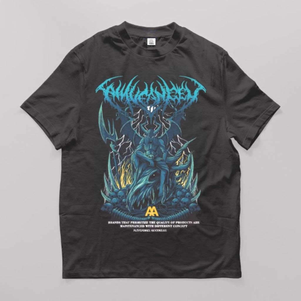 Kaos Metal/Beelzebub/Ghost/King Of Hell/Satanic/T-shirt Distro Men ...