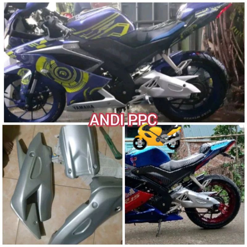 Cover Swing Arm Hugger Arm Yamaha R15 V3 VVA/R15 V4 R15M /MT15 Shopee