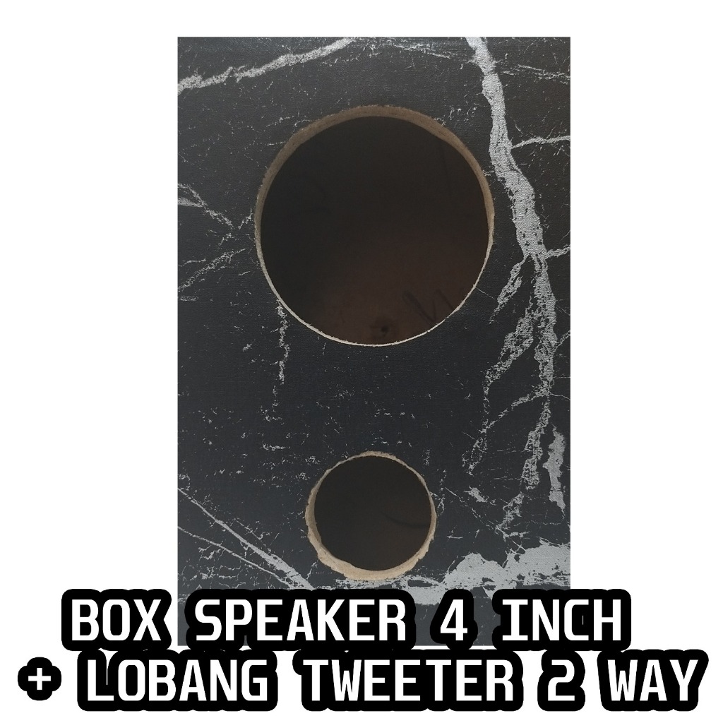 Speaker Box 4 Inch 2 way Tweeter Hole Shopee Malaysia