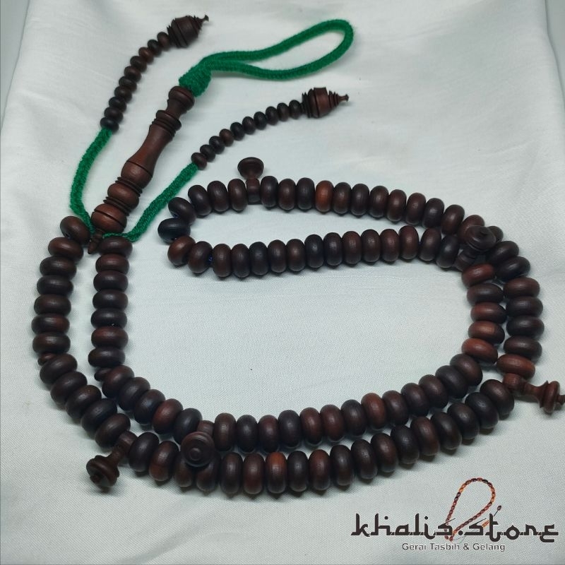 KAYU Original Moroccan Prayer Beads, ORIGINAL UNNAB Wood TASBIH ...