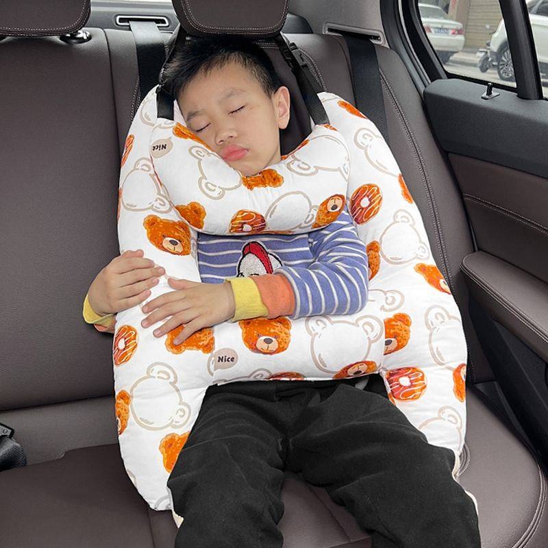 Car Seat Cushion Seat Belt Cover Pad For Kids Boxiki Travel Set Of