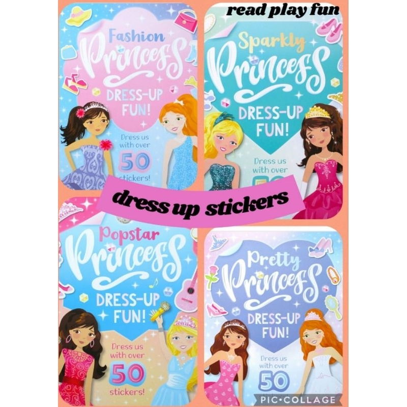 Princess Dress-up Fun! Stickers Book (Dress us with Over 50 Stickers ...