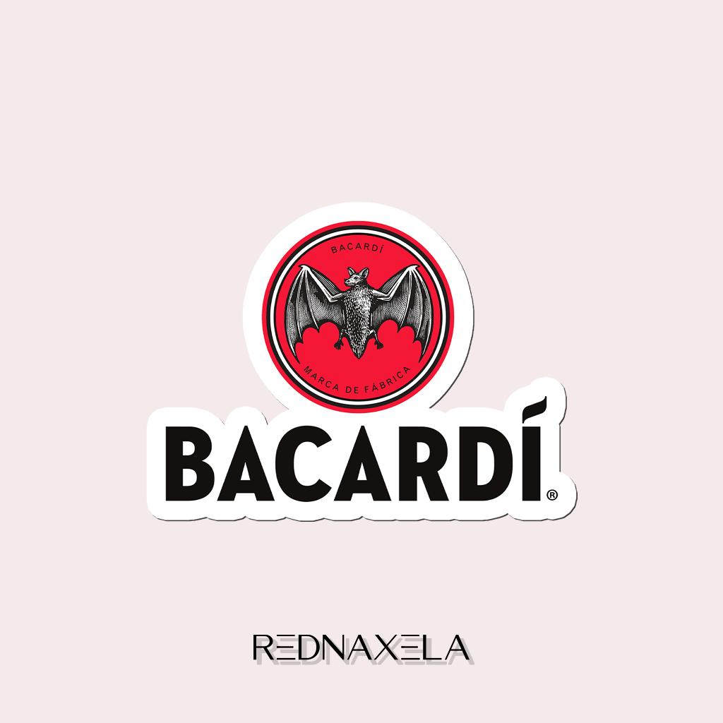 Vinyl Bacardi Sticker Outdoor Luggage Sticker Waterproof Sticker ...