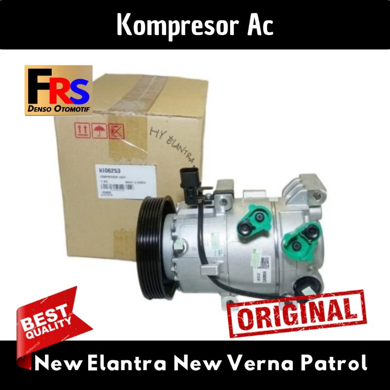Ac Compressor Hyundai New Elantra New Verna Patrol Compressor New Verna